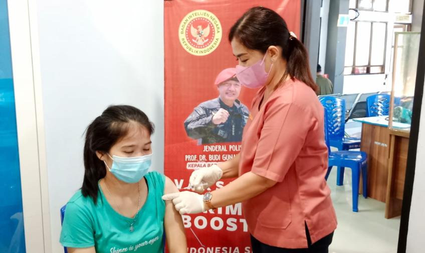  BIN Gelar Vaksinasi Covid-19 di Rejang Lebong
