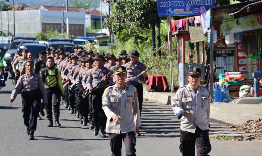 33 Bintara Muda Ikuti Pembaretan di Polres Rejang Lebong