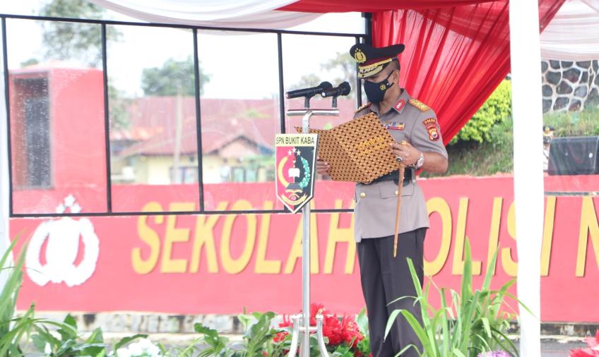 Kapolda Resmi Lantik 216 Siswa Ikuti Pendidikan Di SPN Polda Bengkulu
