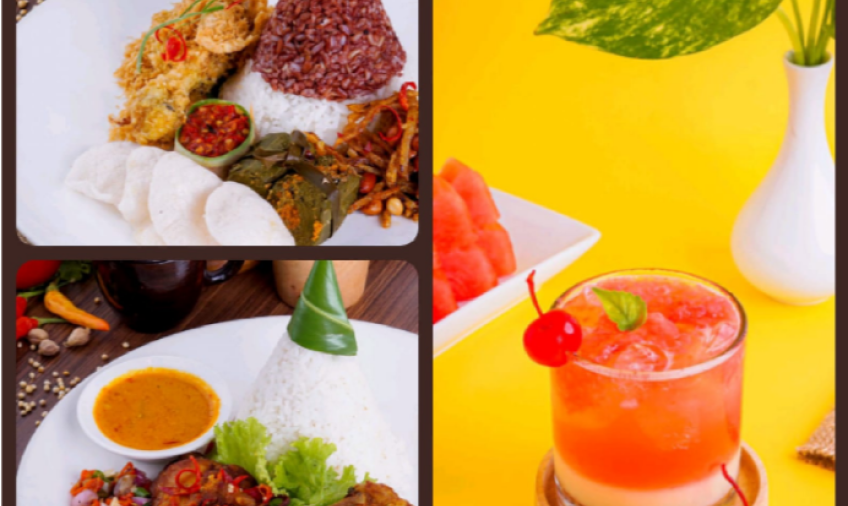 Hotel Santika Bengkulu Sajikan Nasi Rames Merah Putih Pendap Bengkulu