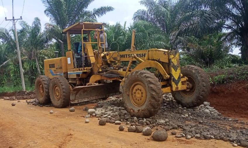 Pembangunan Jalan TMMD Capai 95 Persen