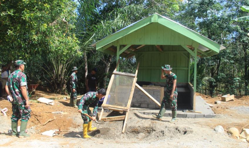 Sasaran Pos Kamling TMMD 114 Siap di Fungsikan