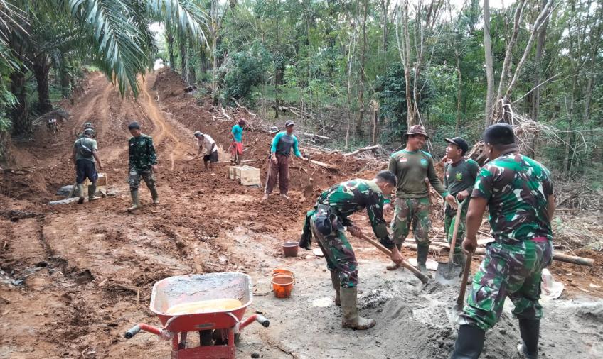 Tujuan Satgas TMMD ke 114 Pasang Gorong-gorong