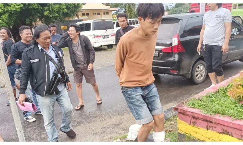 Curi Motor di Pasar Bawah Manna, Pemuda Pendopo Sumsel Berhasil Ditangkap