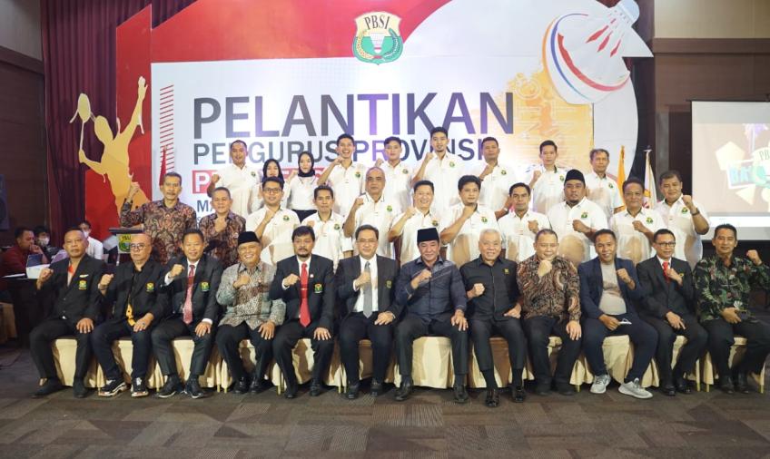 Pelantikan Persatuan Bulu Tangkis Seluruh Indonesia (PBSI) provinsi Bengkulu