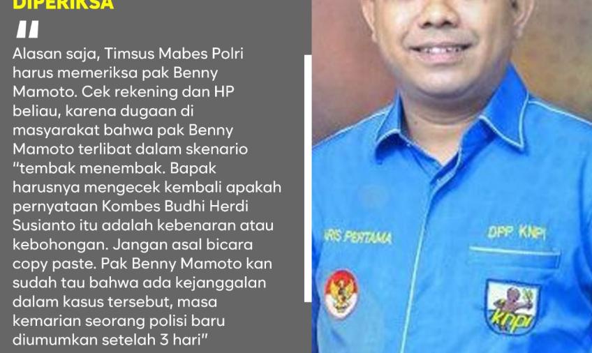 Bela Mahfud, Ketum KNPI Kritik Balik Pernyataan Bambang Pacul