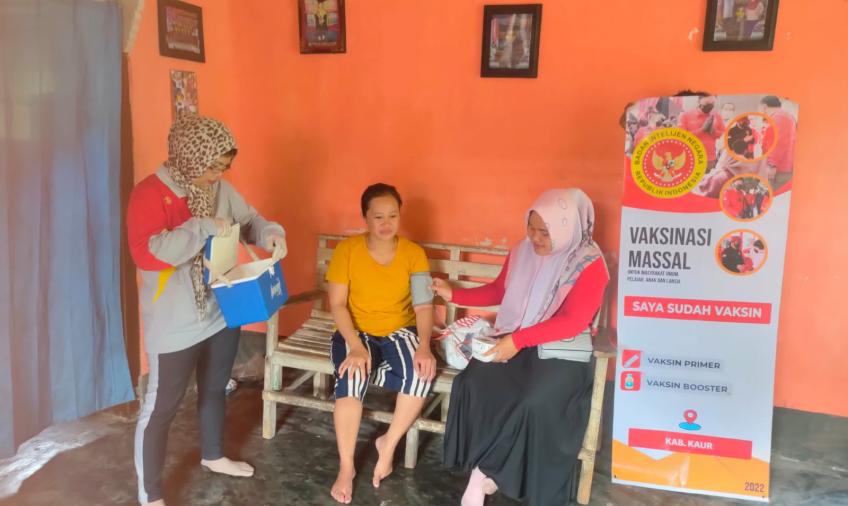 Binda Bengkulu Terus Gencarkan Vaksinasi Door To Door
