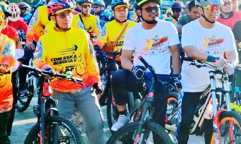 Fun Bike Indonesia Bugar dalam peringatan Hari Olahraga Nasional (Haornas) ke 39 di Provinsi Bengkulu