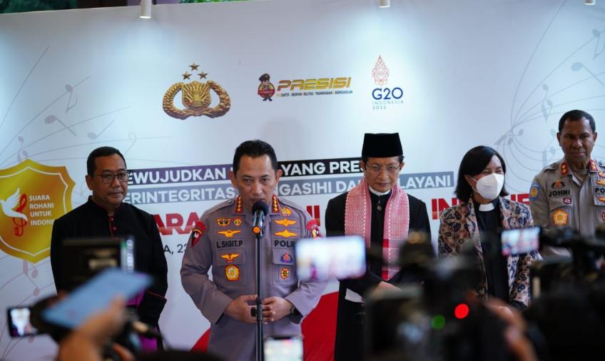Kapolri: Kita Terus Membangun Nilai Persatuan, Toleransi dan Keberagaman 