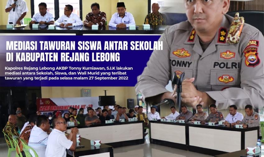 Kapolres RL memimpin mediasi