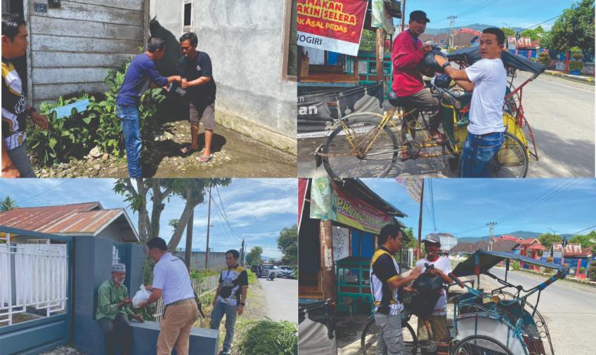 Pembagian paket sembako