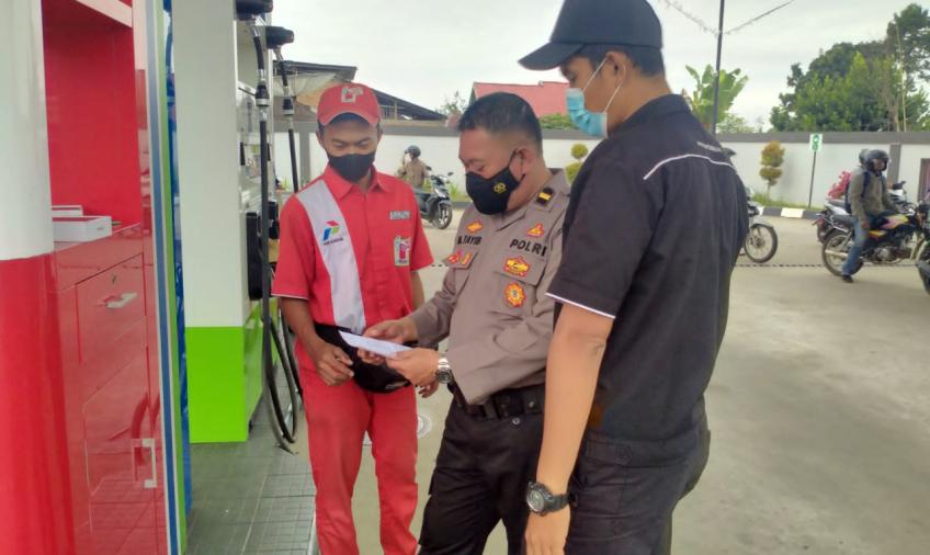 Polres Rejang Lebong Pantau Penyaluran BBM di SPBU Tabarena
