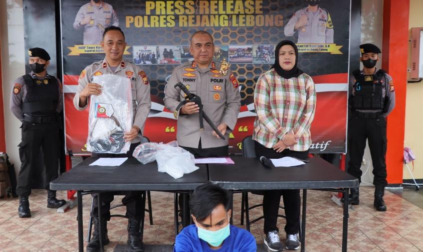 Polres Rejang Lebong saat rilis