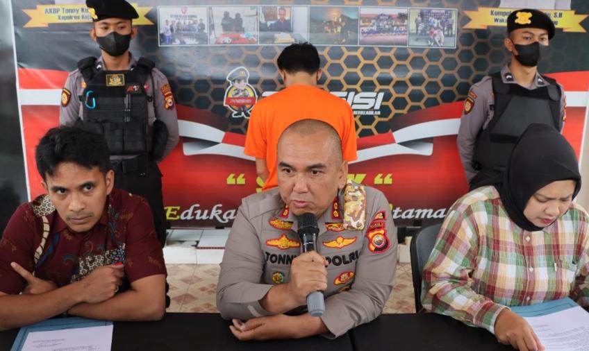 Polres Rejang Lebong saat rilis