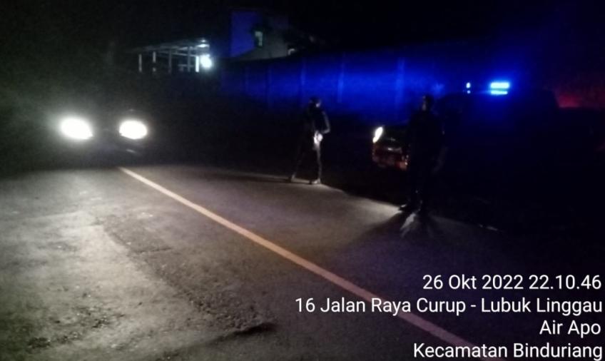 Patroli Rutin Tim Patroli Motor Presisi di Jalur Lintas Curup-Sindang Kelingo-PUT