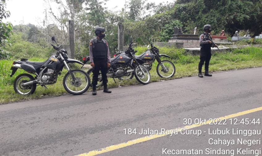 Patroli Tim Patroli Presisi Ciptakan Rasa Aman Warga Melintas di Jalur Rawan Rejang Lebong