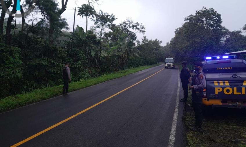 Patroli polisi di jalur rawan