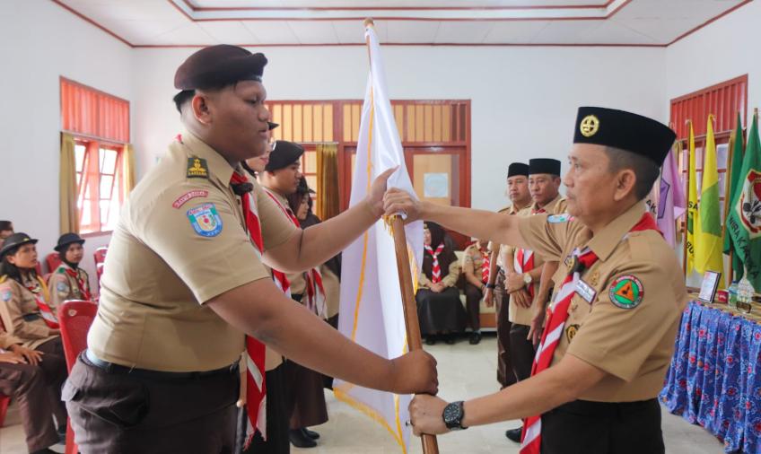 Pelepasan Kontingen Kwarda Bengkulu Oleh Hamka Sabri