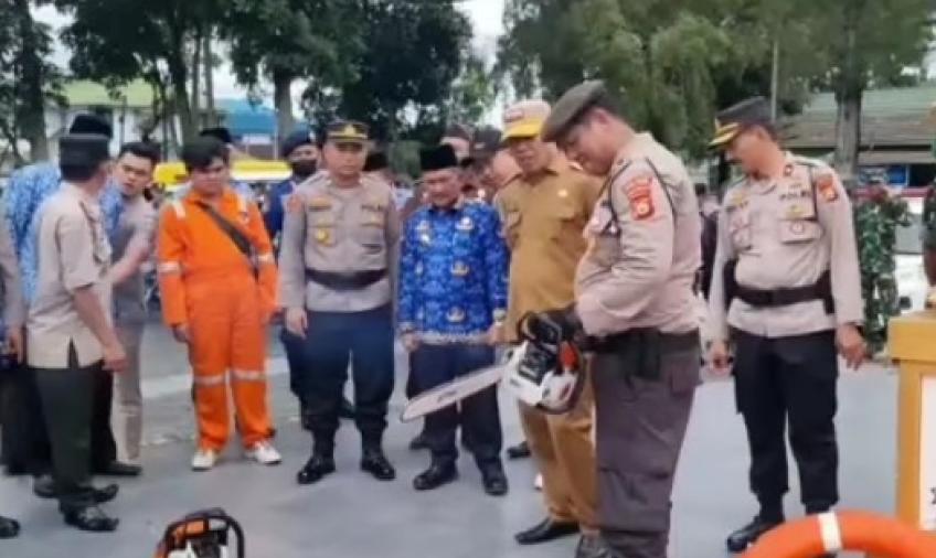 Polres Rejang Lebong Bersama Stakeholder Apel Gelar Pasukan dan Peralatan