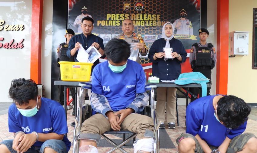 Polres Rejang Lebong saat press release
