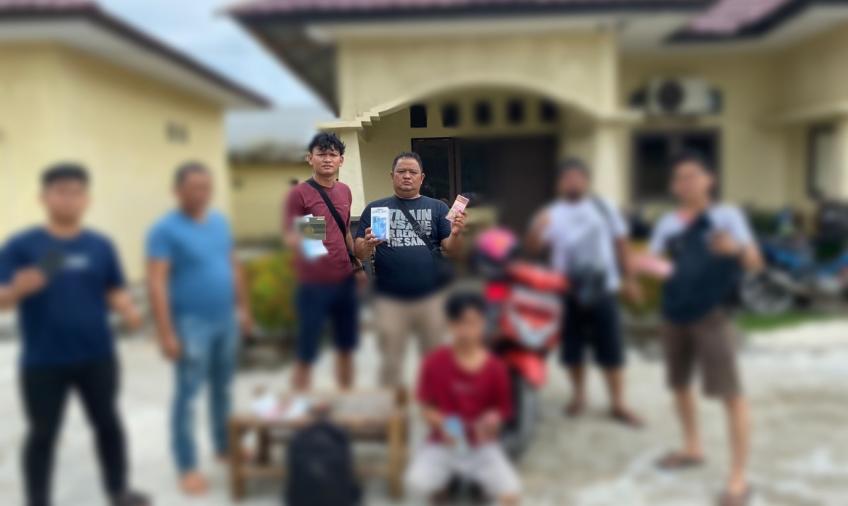Terduga pelaku berhasil ditangkap