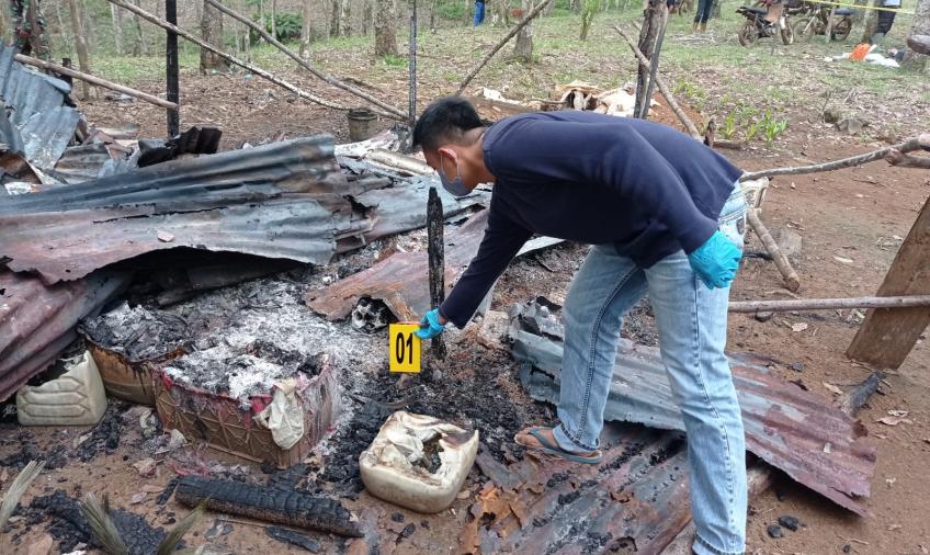 TKP kejadian kebakaran