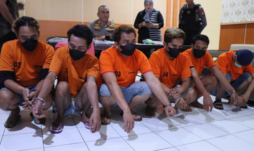 Polres Rejang Lebong saat press release