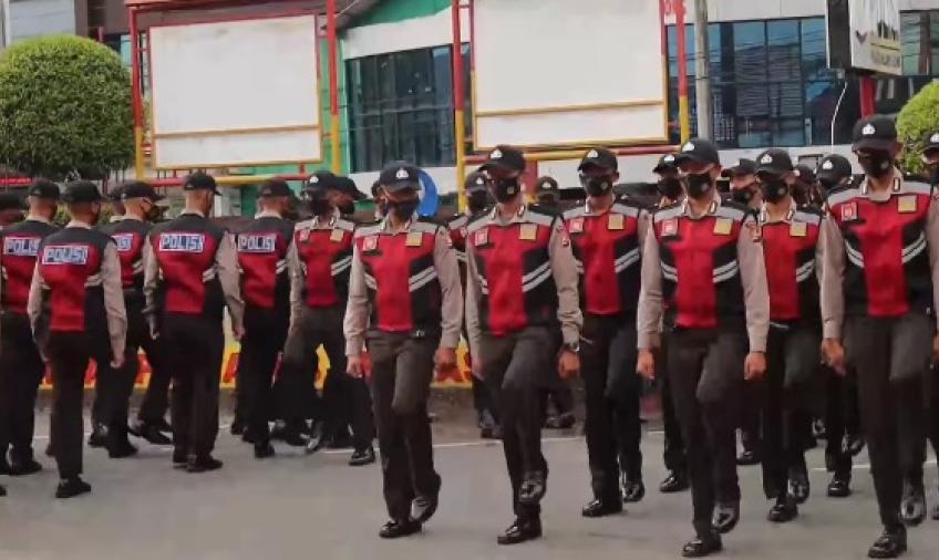  praktik latihan teknis siswa Diktukba Polri Spn Polda Bengkulu T.A 2022