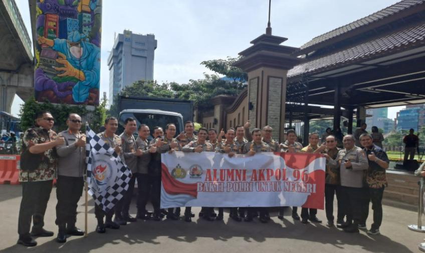 Aksi Alumni Akpol 1996 Bantu Korban Gempa Cianjur
