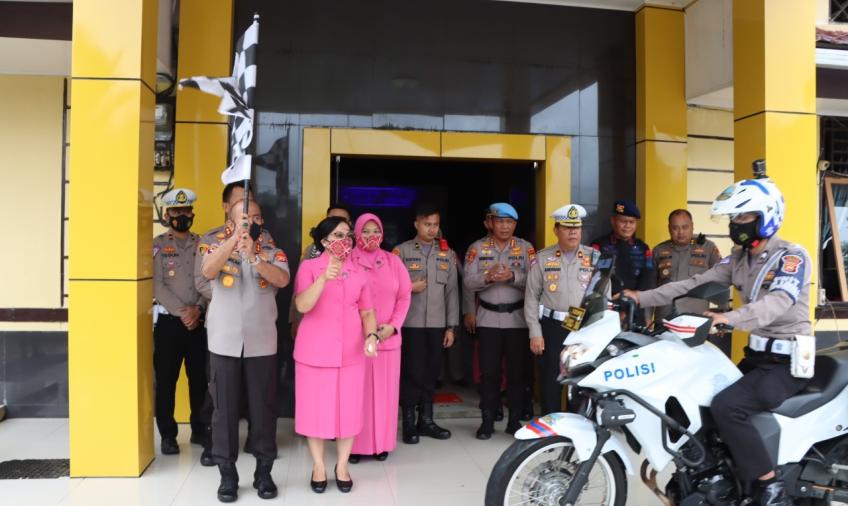 Kunker di Polres Lebong, Kapolda Bengkulu Resmikan Asrama dan ETLE