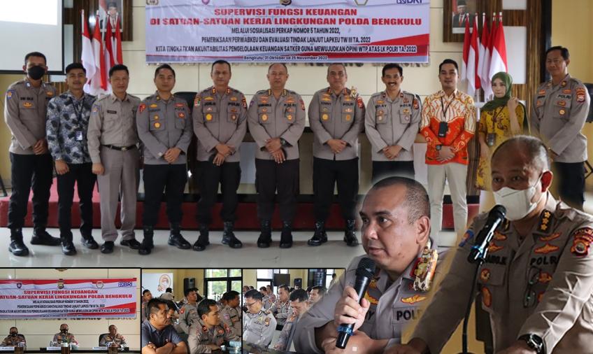 Bid Keu Polda Supervisi Fungsi Keuangan di Polres Rejang Lebong