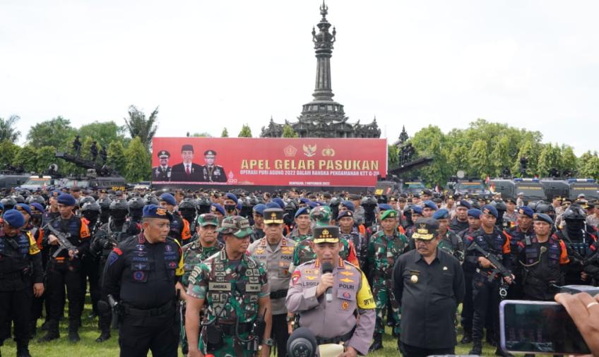 Kapolri dan Panglima TNI Ingin KTT G20 Berjalan Sukses