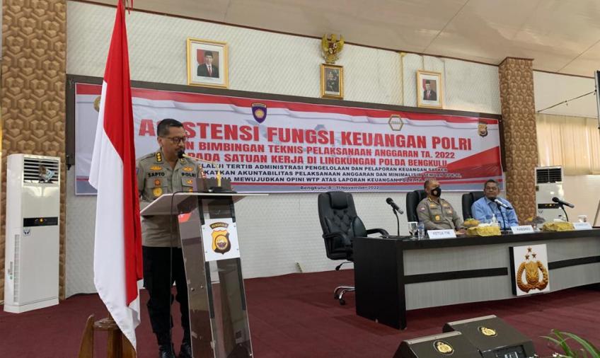 Mabes Polri Gelar Asistensi dan Bimbingan Teknis Laporan Keuangan di Polda Bengkulu