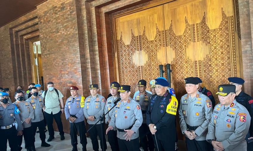 Polri Gelar Latihan Pengamanan KTT G20 di Bali
