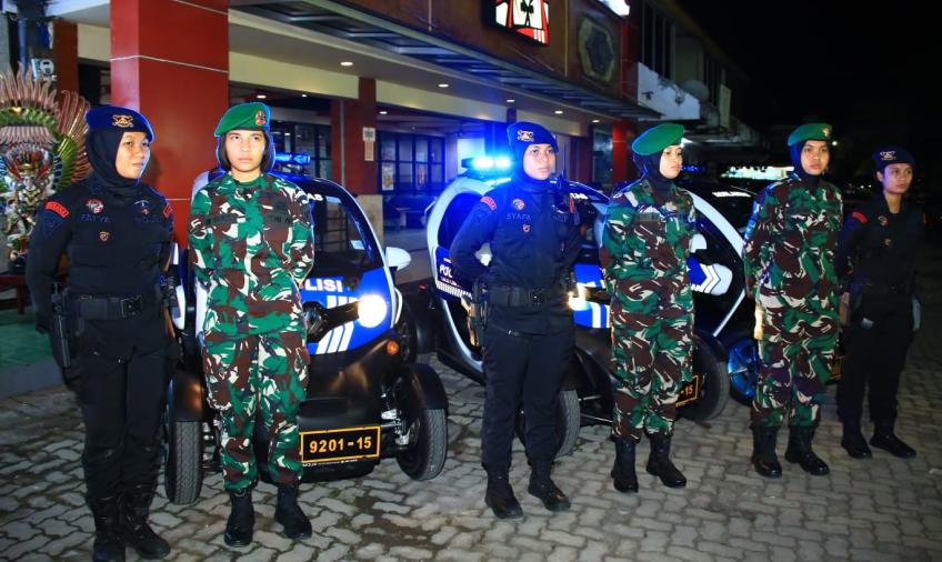 Polwan dan Kowad Bersinergi Jaga Keamanan Penyelenggaraan KTT G20