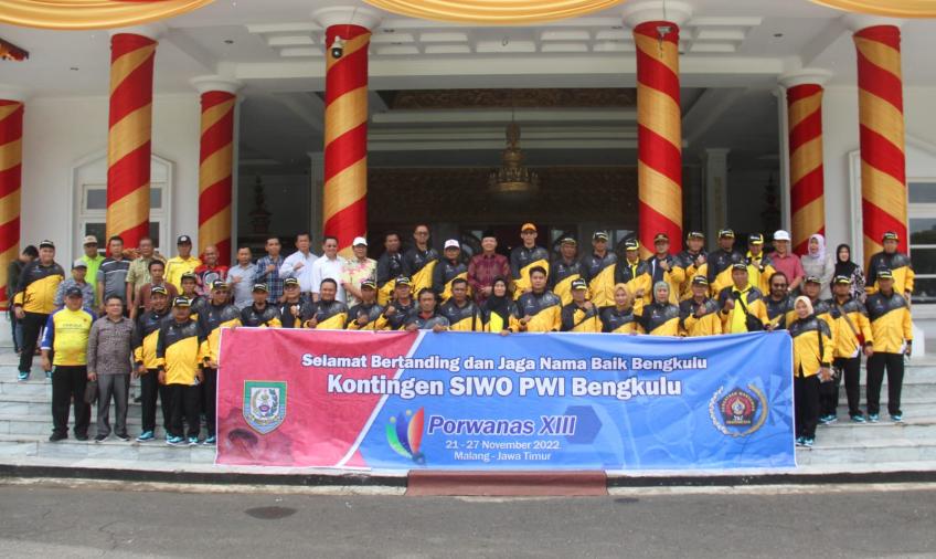 Pelepasan Kontingen Atlet Pekan Olahraga Wartawan Nasional 