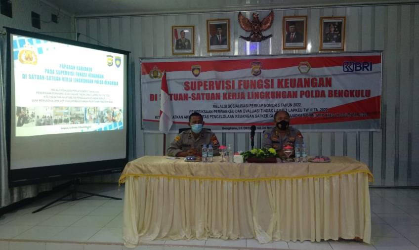 Kabidkeu Polda Bengkulu Pimpin Tim Supervisi di Polres Mukomuko