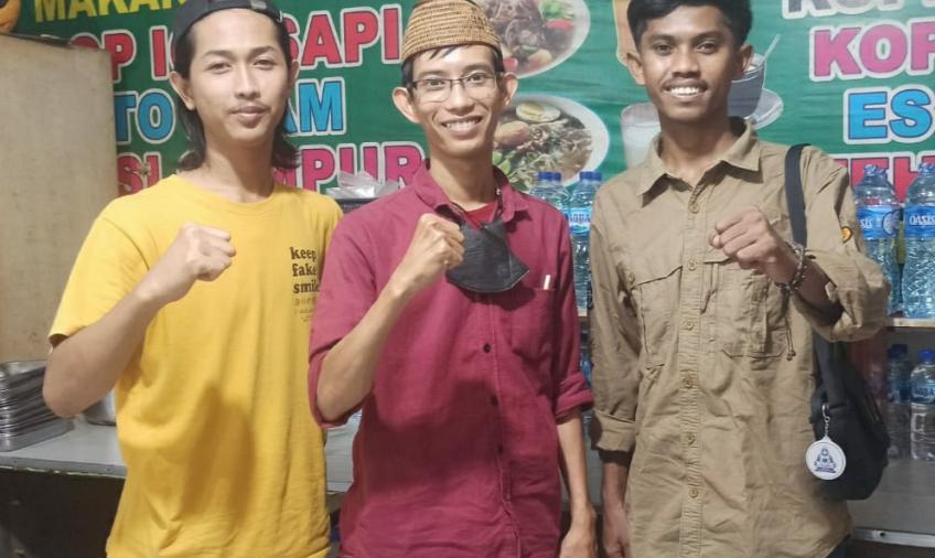 Direktur LPEK PB PMII bersama pengurus PMII Sulteng