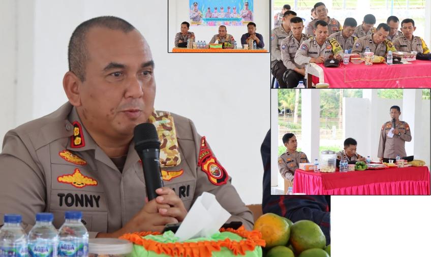  Kapolres Rejang Lebong Polda Bengkulu AKBP Tonny Kurniawan 