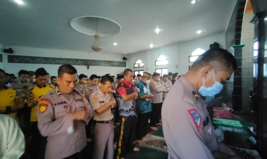 Pray For Cianjur, Polda Bengkulu Gelar Sholat Gaib Berjamaah