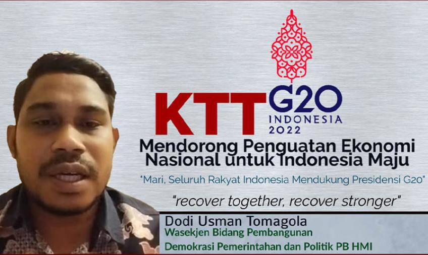 Dodi Usman Tomagola, Wasekjen Bidang Pembangunan, Demokrasi Pemerintahan dan Politik PB HMI