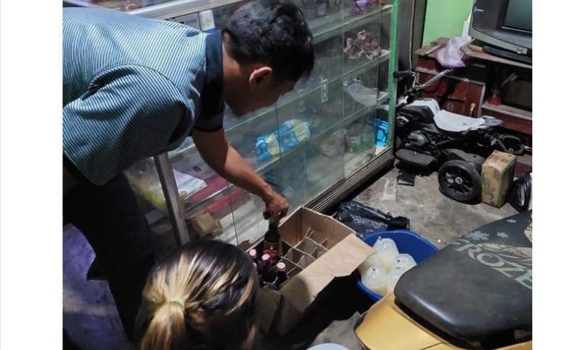 Polsek Air Besi Gelar Razia Miras