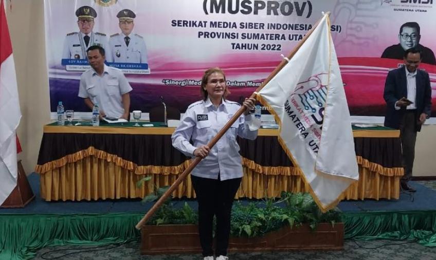 Erris Napitupulu Terpilih Aklamasi jadi Ketua SMSI Sumut 2022-2027