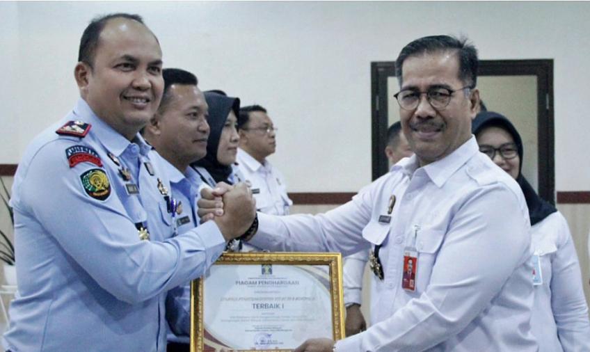 Lapas Bengkulu di Bentiring meraih penghargaan