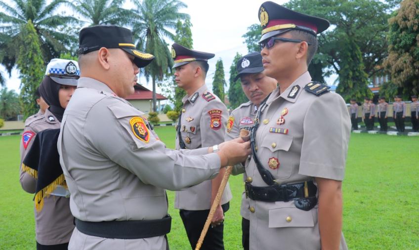 Kapolres Bengkulu Selatan Pimpin Sertijab Kasat Reskrim dan Kasat Lantas