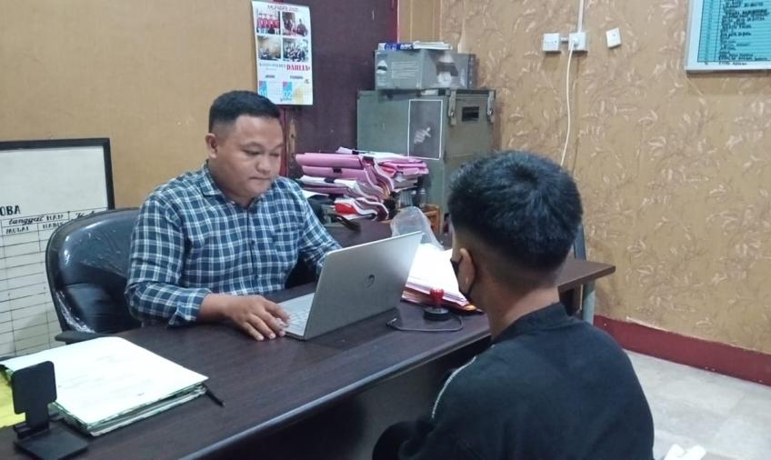 Terduga pelaku diperiksa