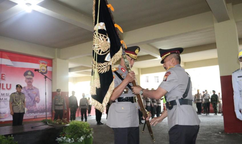 Farawell Parade, Irjen Pol Agung Titipkan Prajurit Bhayangkara Kepada Kapolda Bengkulu Baru