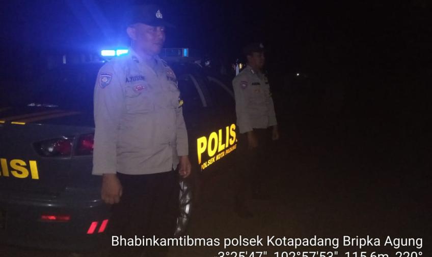 Ciptakan Kamtibmas Kondusif, Polsek Kotapadang Gelar Patroli