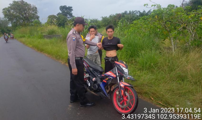 Cegah Kejahatan, Polsek Kotapadang Razia Senpi dan Sajam