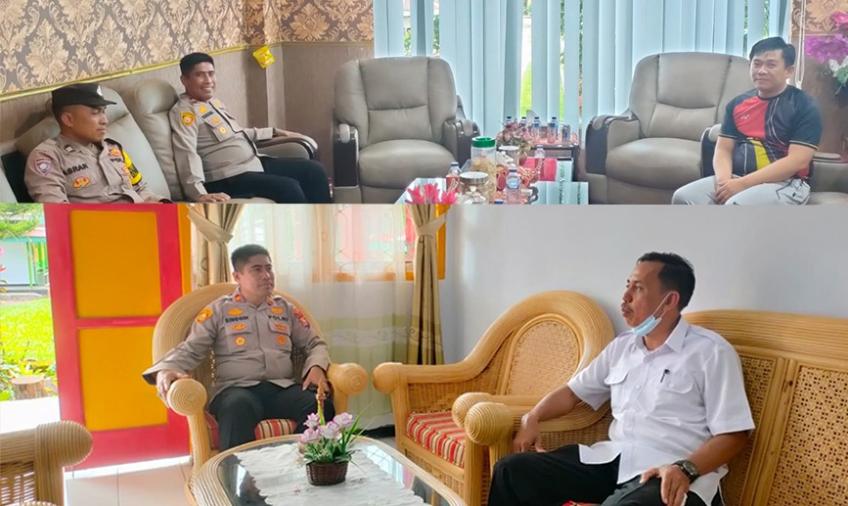  Kapolsek Curup Kunjungan Tatap Muka ke Rektor IAIN Curup dan Kepsek SMAN 3 Rejang Lebong